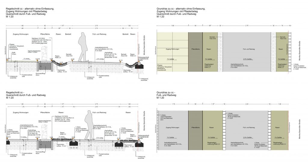Detailplanung Wege